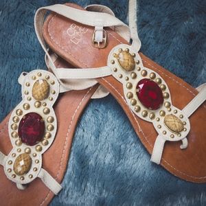 Shoes - Jeweled and Studded Sandals Shoes - Jeweled and Studded Sandals